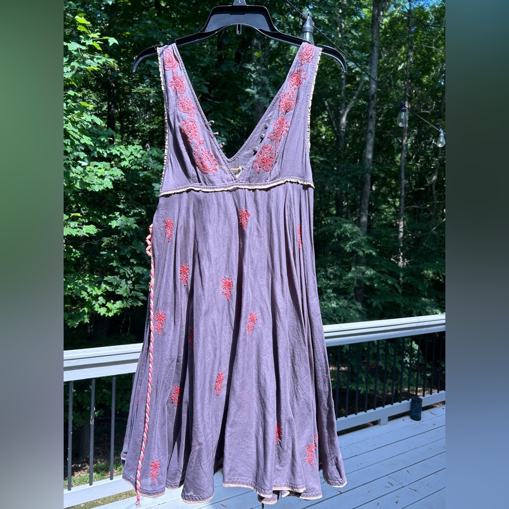 Brand new with tags Free People Brown Lined Dress 6.